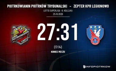 [PIŁKA RĘCZNA] Piotrkowianin Piotrków Trybunalski – Zepter KPR Legionowo 27:31. Prowadzenie nie wystarczyło w LOTTO Superlidze