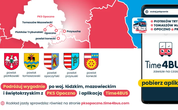 PKS Opoczno i GenesisMobo zmieniają podróże w regionie – już działa Time4BUS