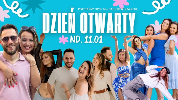 Grafika promocyjna wydarzenia Dzień Otwarty w Timbaila — darmowe zajęcia i pokaz stylów (11 stycznia 2026)