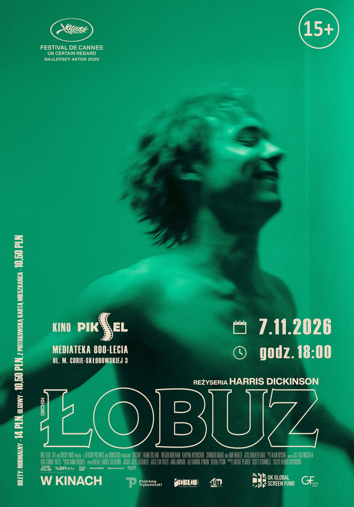 Grafika promocyjna wydarzenia „Łobuz” w Kinie PIKSEL