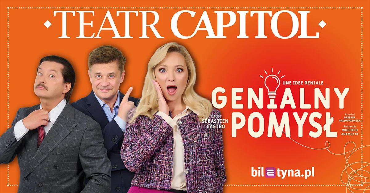 Grafika promocyjna wydarzenia Genialny pomysł w Piotrkowie