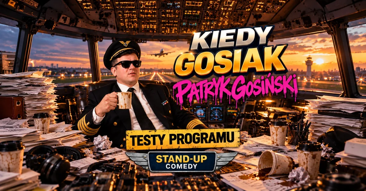 Grafika promocyjna wydarzenia Kiedy Gosiak? Testy programu w Piotrkowie