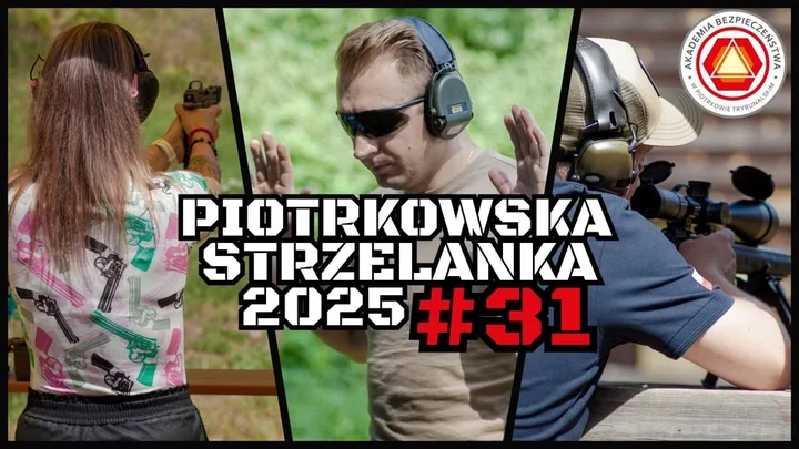 Obrazek przedstawia grafikę promocyjną wydarzenia Amatorskie zawody strzeleckie w Piotrkowie — 28 września 2025