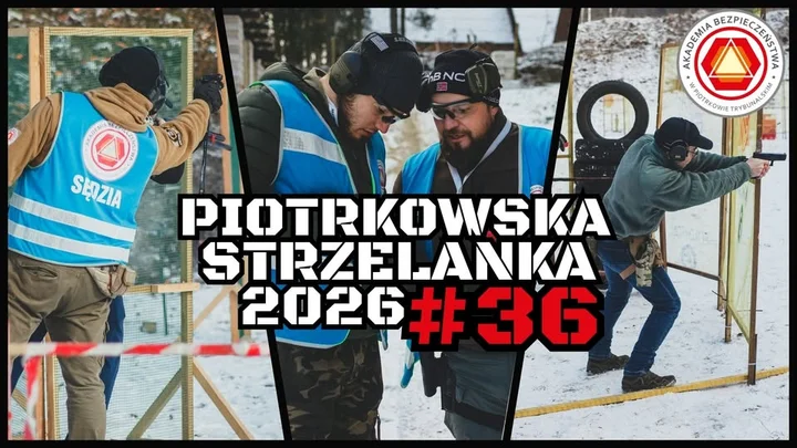 Grafika promocyjna wydarzenia Piotrkowska Strzelanka #36 — luty 2026