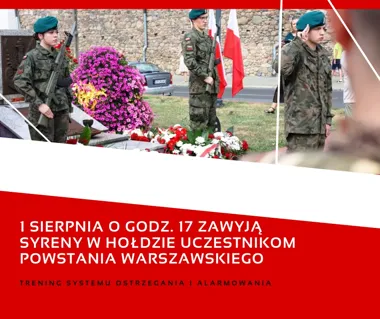 Grafika promocyjna wydarzenia 82. rocznica Powstania Warszawskiego