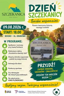 Grafika promocyjna wydarzenia Dzień Szczekanicy