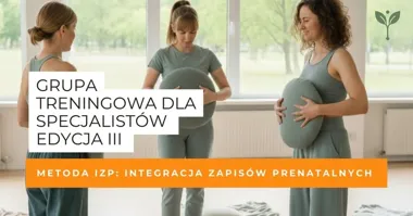 Grafika promocyjna wydarzenia Integracja Zapisów Prenatalnych (GRUPA TRENINGOWA) — trening dla specjalistów