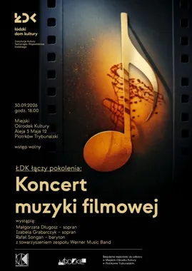 Grafika promocyjna wydarzenia Koncert muzyki filmowej