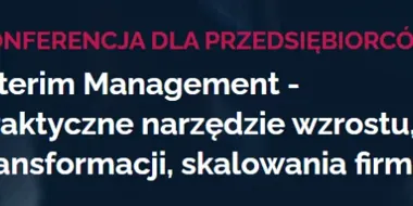 Grafika promocyjna wydarzenia Konferencja dla Przedsiębiorców w Łodzi