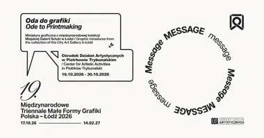 Grafika promocyjna wydarzenia Oda do grafiki