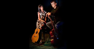 Grafika promocyjna wydarzenia Piotrków Trybunalski: Dominika Żukowska i Andrzej Korycki „Ballady na dwa serca”