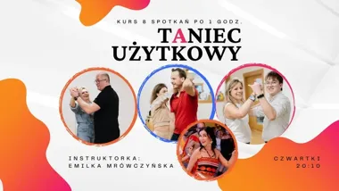 Grafika promocyjna wydarzenia Taniec użytkowy — 8 spotkań w Hawana Centrum