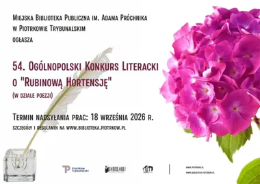 Rubinowa Hortensja znów szuka poetów - czas na własny zestaw wierszy
