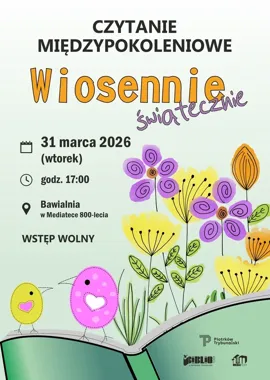 Wiosenne czytanie w Mediatece - rodzinne popołudnie z książką