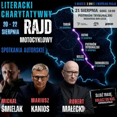 Kryminalni autorzy ruszają w trasę - Piotrków na mapie literackiego rajdu