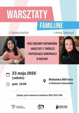 Rodzinne rozmowy, które zostają na długo - warsztaty w Mediatece