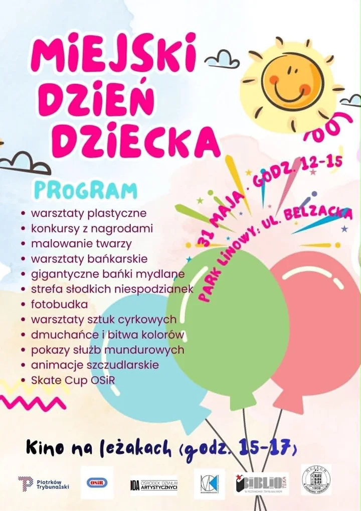 Bańki, kino na leżakach i pokazy służb. Dzień Dziecka w Linarium