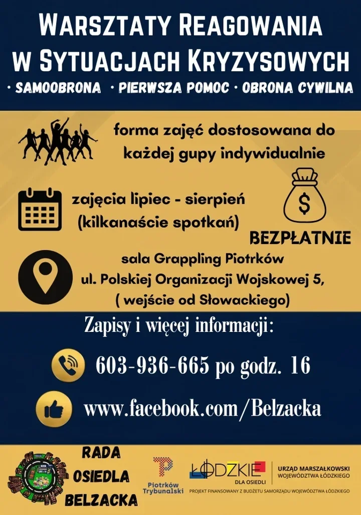 Na Belzackiej ruszają warsztaty reagowania w kryzysie