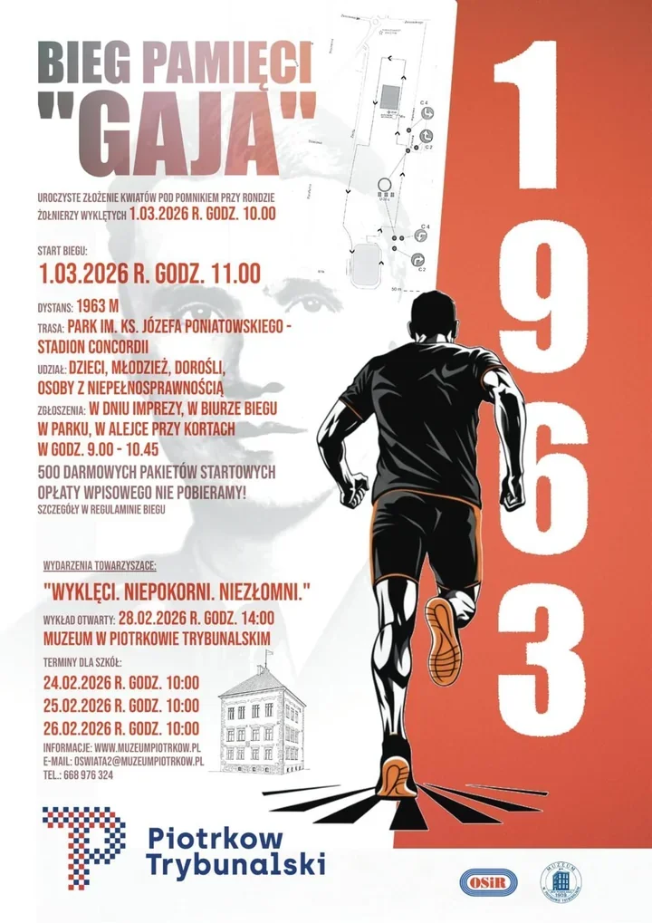 Symboliczny bieg na 1963 metry – uczczą pamięć Żołnierzy Wyklętych w parku