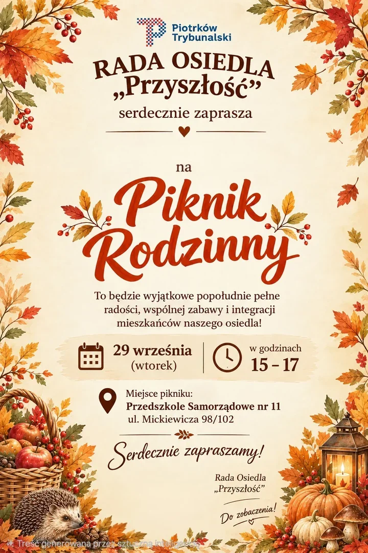 Rodzinne popołudnie na osiedlu Przyszłość. Piknik dla dzieci i dorosłych