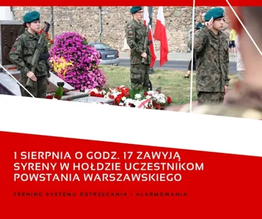 Godzina W w Piotrkowie Trybunalskim. Syreny upamiętnią powstańców