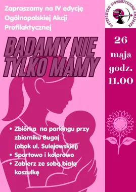 Amazonki szykują spacer wokół Bugaju. Będzie kolorowo i o zdrowiu