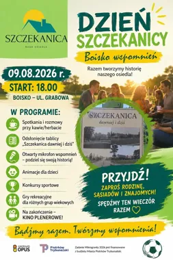 Wieczór wspomnień na Szczekanicy. Na koniec kino plenerowe