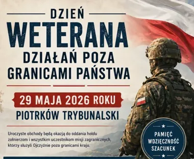 Dąb Pamięci i uroczysty hołd dla weteranów misji w Piotrkowie