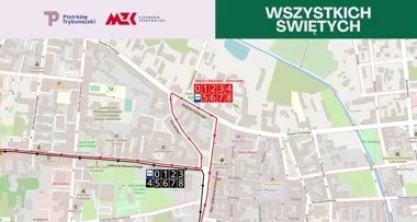 Darmowe autobusy i zmienione trasy. Tak MZK obsłuży piotrkowskie cmentarze