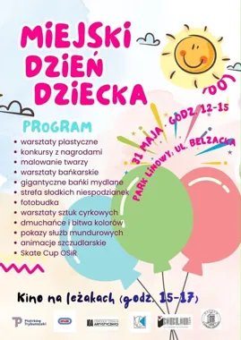 Bańki, kino na leżakach i pokazy służb. Dzień Dziecka w Linarium