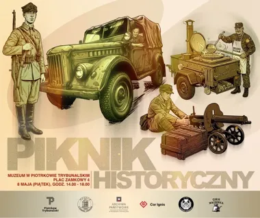 Piknik historyczny w Piotrkowie. Wojsko, szyfry i drony na dziedzińcu