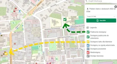 Na Wyzwoleniu stanął defibrylator, który może zadecydować o czyimś życiu