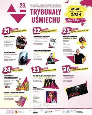 Sześć dni teatru, kabaretu i piosenki. Trybunały Uśmiechu wracają do Piotrkowa