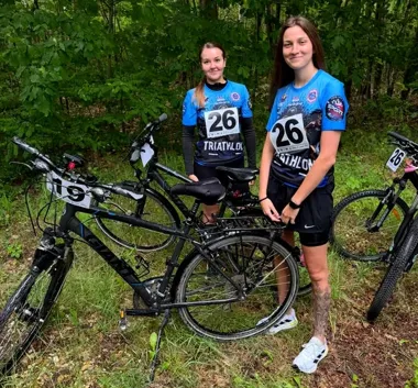 Piotrkowskie policjantki wygrały triathlon w Skierniewicach