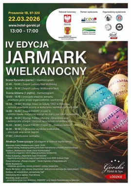 IV Jarmark Wielkanocny w Proszeniu – rękodzieło, smaki regionu i koncert FAKIRY