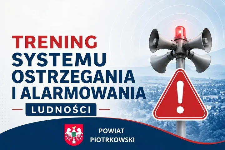 Syreny zabrzmią w powiecie piotrkowskim. To będzie zaplanowany test